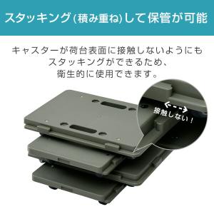 縦にも横にも連結できる 家庭用平台車 ホームキ...の詳細画像5