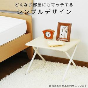 折りたたみテーブル ミニテーブル (幅50 奥...の詳細画像2