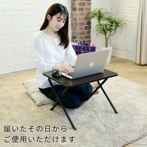 折りたたみテーブル ミニテーブル (幅50 奥...の詳細画像3