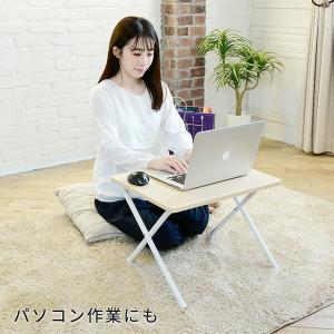 折りたたみテーブル ミニテーブル (幅50 奥...の詳細画像5