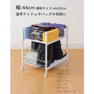 収納ラック ワゴン キャスター付き 奥行57....の詳細画像5