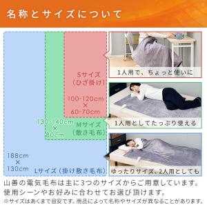 電気毛布 掛け敷き 毛布 暖房 パーソナル暖房...の詳細画像3