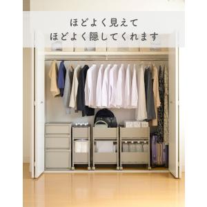 頑丈 収納ラック キャスター付き 奥行き58 ...の詳細画像3