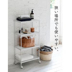 ラック 4段 棚 キャスター付き アジャスター...の詳細画像1