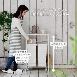 ゴミ箱上ラック 幅40 幅55 奥行45.5 ...の詳細画像3