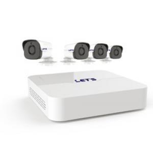 FHD見張隊PRO　防犯カメラセット　フルハイビジョン画質撮影　PoE　NVR　カメラ4台