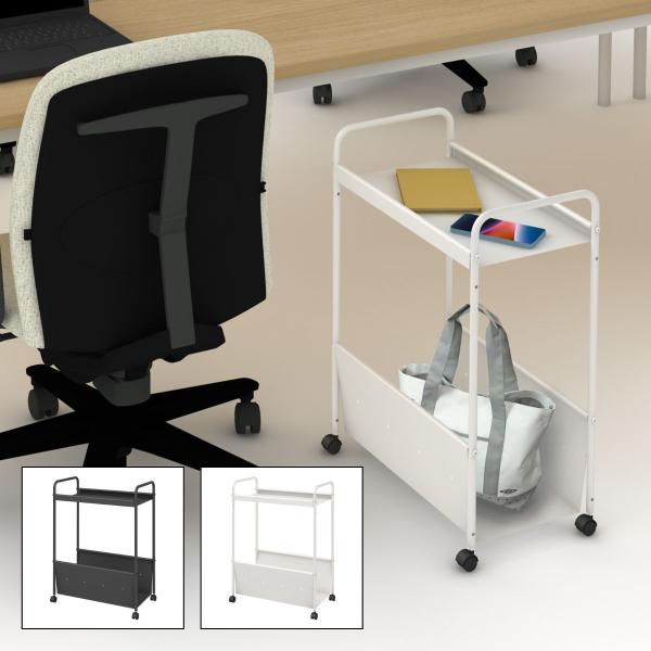 トヨダプロダクツ デスクサイドワゴン ラック 収納 ワゴン デスク横 デスク下 荷物置き キャスター...