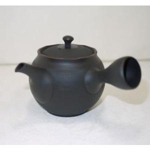 常滑焼 朱泥手彫松皮急須 人水窯 3合用 セラメッシュ 送料無料