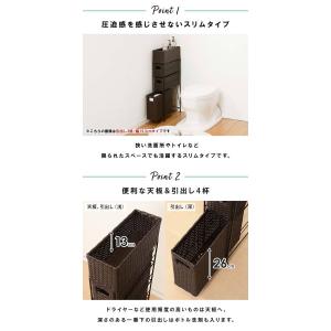 隙間収納 15cm 洗面所 ランドリーラックの詳細画像2
