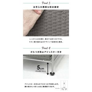 隙間収納 15cm 洗面所 ランドリーラックの詳細画像3