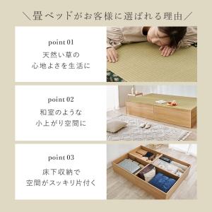 畳ベッド ダブルベッド ベッドフレーム 畳収納...の詳細画像3