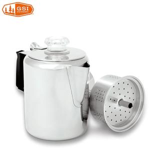 ジーエスアイ　GSI　OUTDOORS ジーエスアイ　ステンレス　パーコレーター　3CUP　コーヒー　キャンプ　ポット