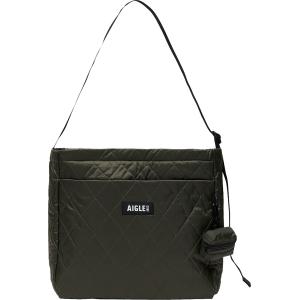 エーグル AIGLE キルティング 2WAYトートバッグ 17L 手提げ 中綿入りカジュアルショルダーバッグ 調節可能ショルダーストラップ 撥水 ウォールポケッ
