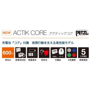 ペツル PETZL アクティックコア グレー ...の詳細画像5