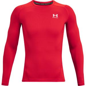 UNDER ARMOUR アンダーアーマー UA ヒートギアアーマー ロングスリーブ シャツ メンズ 長袖 ロゴ入り ワンポイの商品画像