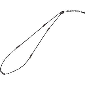 ファイテン Phiten ネックレス チタンチェーン ステーション ブラック 40+5cm ボディーケア ネックレス チタンチェーン ステーション ブラック シンプ