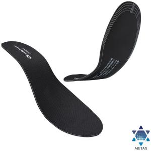 ファイテン Phiten インソール フラットタイプ メタックス ブラック 21.0〜25.0cm メンズ レディース 中敷き 低反発 仕事 衝撃吸収 ビジネス 仕事 TI