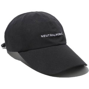 ニュートラルワークス． ストレッチウーブンロングビルキャップ STRETCH WOVEN LONG BILL CAP キャップ 帽子 ロゴ入り シンプル メンズ レディース UV対策 KSU72