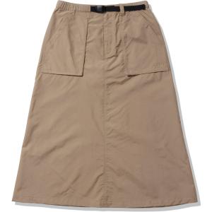 THE　NORTH　FACE ノースフェイス コンパクトスカート レディース COMPACT SKIRT ロングスカート 軽量 はっ水 撥水 サイズ調整 オールシーズン ナイロン ウェビ｜e-lodge