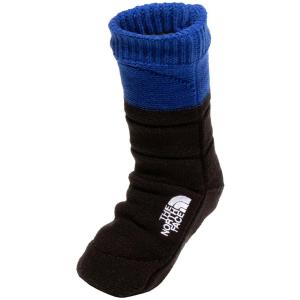 THE　NORTH　FACE ノースフェイス キッズヌプシ ブーティーソックス Kids’ Nuptse Bootie Socks 靴下 ソックス ルームソックス 抗菌防臭 NNJ82233 BK｜e-lodge