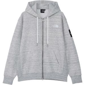 THE　NORTH　FACE ノースフェイス スクエアロゴフルジップ Square Logo Full Zip パーカー トップス ロゴ入り フード ライフスタイル スウェット メンズ レディ｜山とアウトドアの店 山気分