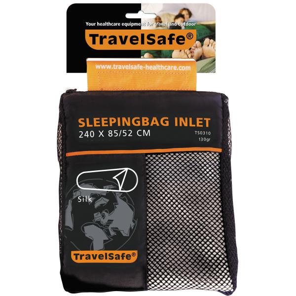 safeスリーピングバッグ　インレットシルク　マミー　寝袋　シュラフ　キャンプ TS03100000