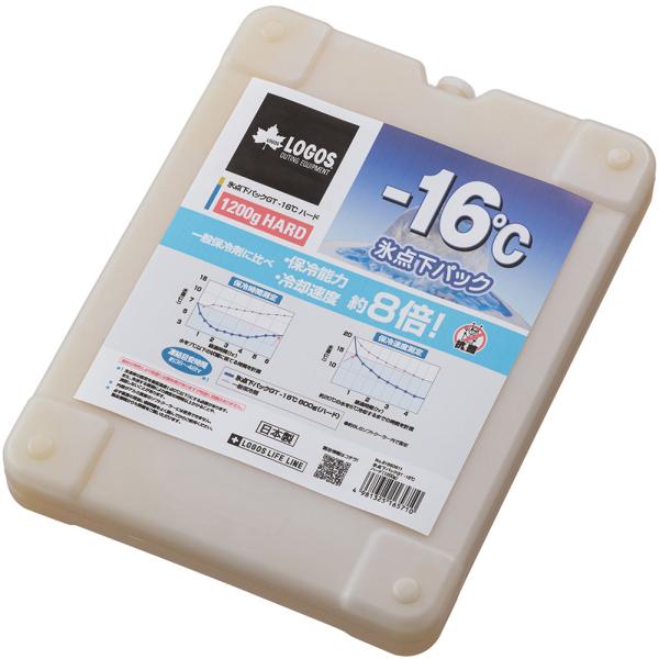 ロゴス LOGOS 氷点下パックGT-16℃ ハード1200g 保冷剤 強力 キャンプ BBQ バー...