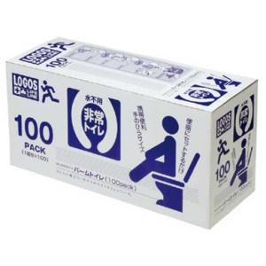 ロゴス LOGOS LLLパームトイレ 100pack 携帯トイレ 簡易トイレ エマージェンシー 緊急 登山 防災 台風対策 82100410｜e-lodge