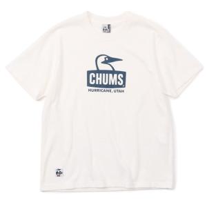 チャムス　CHUMS ブービーフェイスTシャツ メンズ レディース トップス 半そで クルーネック 半袖Tシャツ ロゴTシャツ 型崩れしにくい 普段着 キャンプ ヘビーウ｜e-lodge