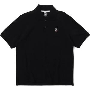 チャムス CHUMS ブービー ポロシャツ メンズ Booby Polo Shirt シャツ ポロT 襟付き 刺繍ロゴ レジャー コットンシャツ シンプル CH021190 K001の商品画像