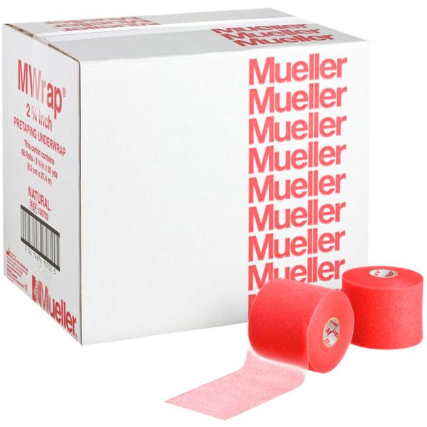 ミューラー MUELLER アンダーラップ Mラップカラー 70mm ビッグレッド 48個入り  1...