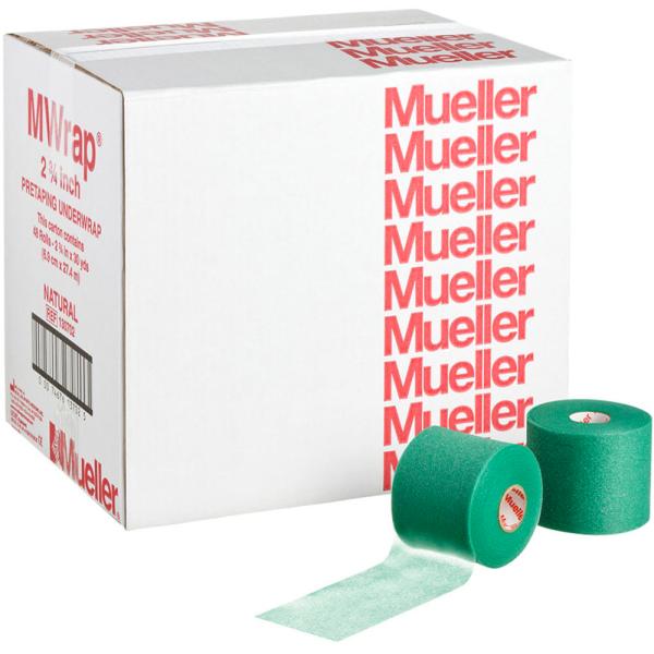 ミューラー MUELLER アンダーラップ Mラップカラー 70mm ビッググリーン 48個入り  ...