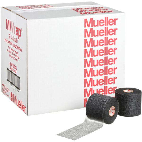 ミューラー MUELLER アンダーラップ Mラップカラー 70mm ビッグブラック 48個入り  ...