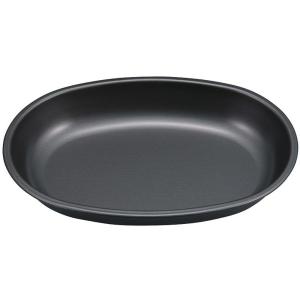 CAPTAIN　STAG キャプテンスタッグ 食器類　メタリックブラックコート　小判型カレー皿　UH−62　カレー皿　皿　お皿　料理　調理　お手入れ簡単　手入｜e-lodge