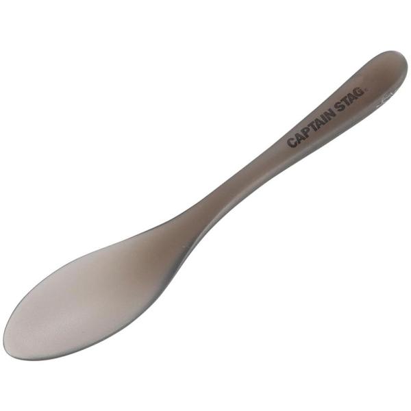 キャプテンスタッグ CAPTAIN STAG GFLOAT TPX樹脂製 高耐熱スプーンS スモーク...