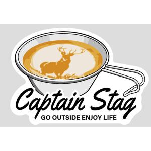 CAPTAIN　STAG キャプテンスタッグ CSデザインステッカー シェラカップ 77×54mm UM1595｜e-lodge