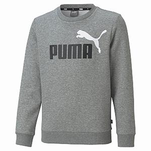 PUMA プーマ ESS＋ 2 COL ビッグロゴ クルースウェット FL 846534 MEDIUM GRY H｜e-lodge