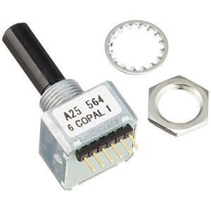 日本電産コパル電子 光学式エンコーダ，パルス数:25 REC16A25-201