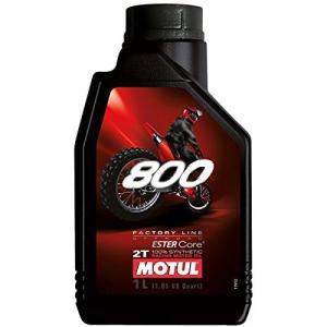 MOTUL (モチュール) 800 2T オフロード バイク用エンジンオイル 100%化学合成 (エステル) 1L [並行輸入品]の商品画像