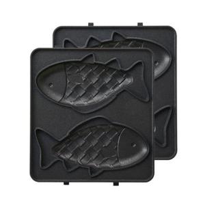 ブルーノ BRUNO ホットサンドメーカー 耳まで焼ける 電気 たい焼き シングル用おさかなプレート BOE043-FISH