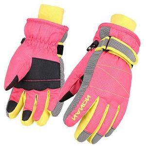 Magarrow スキーグローブ 子供用 スノーボード グローブ 手袋 男の子 女の子 防水 防寒 防風 手袋