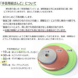 手芸用紙ばんど クラフトバンド 30m巻 幅1...の詳細画像5