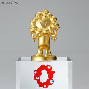 ミャクミャク純金製フィギュアの詳細画像1