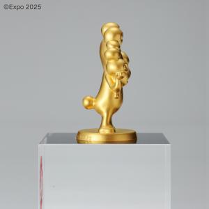 ミャクミャク純金製フィギュアの詳細画像3