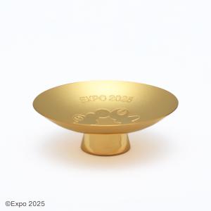 EXPO2025 公式ロゴ 記念御盃 純金製2寸盃の詳細画像1