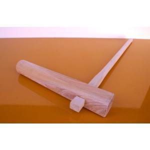 職人k,kuroswaの手作り国産けやき杵３．５寸pro仕様(標準)　