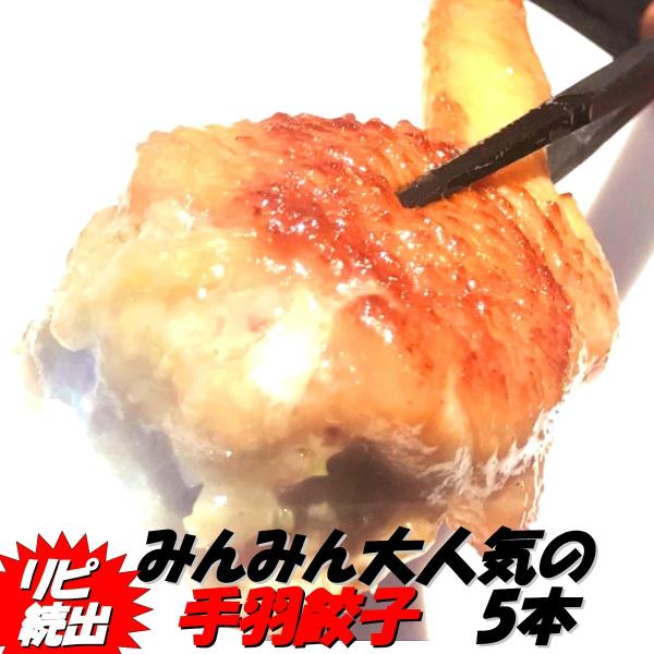 中華専門店みんみんの 手羽餃子 5本入り　秘伝のタレで美味しく味付け！！