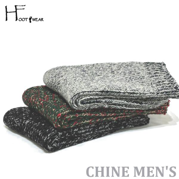 エイチフットウェア― メンズミックスウール ソックス ポルトガル製 靴下