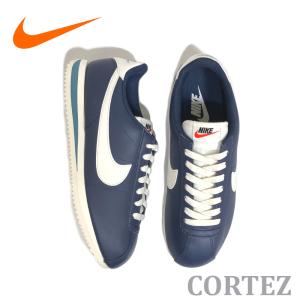 ナイキ NIKE レザーコルテッツ CORTEZ DM4044-400 MIDNIGHTNAVY/WHITE｜e-minerva