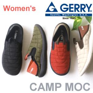 ジェリー GERRY キャンプモック レディース スリッポン GR-5520 キックバック アウトドア 軽量
